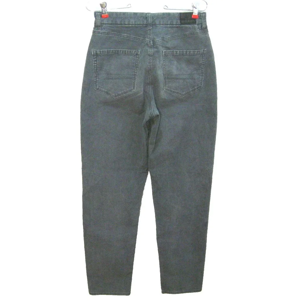 AMERICAN EAGLE Women's (Size 6) Gray Corduroy Pants 5 Pockets Jeans Stretch Fit